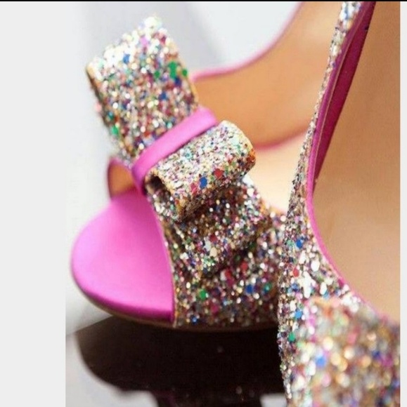 kate spade Shoes - ♠️ Kate Spade Charm Slingback bow heels